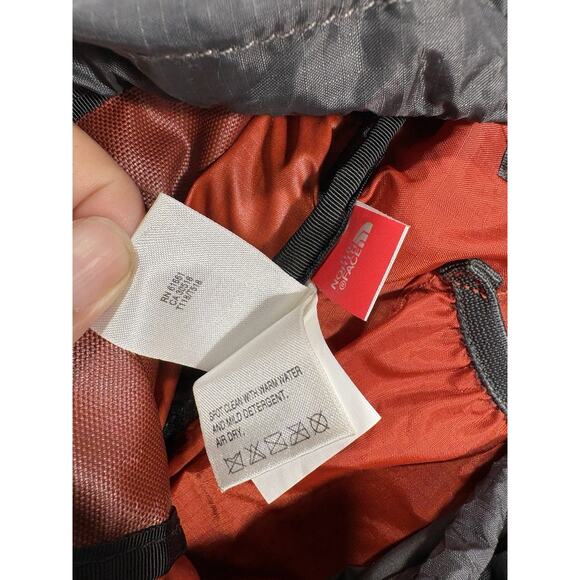 The North Face Terra 55 Camping Trail Hiking Backpack Youth‎ - Orange Gray - Picture 13 of 13